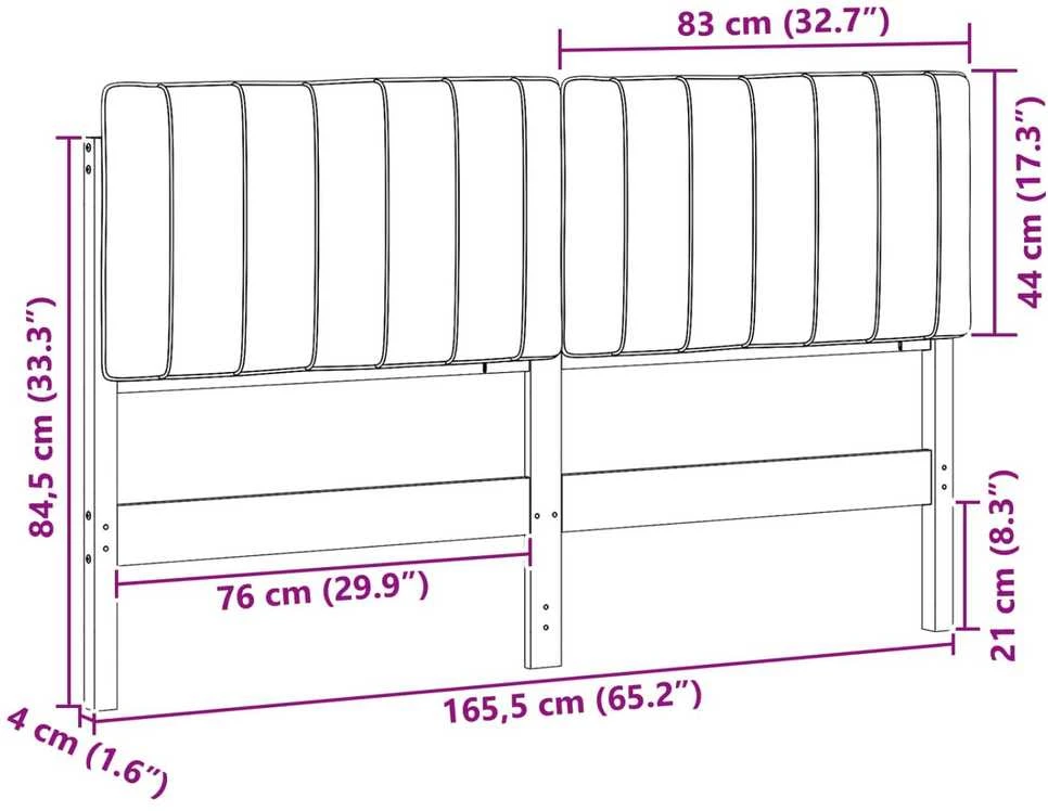 Apmušta lovos galvūgalis Ruda ir tamsiai pilka 160 cm