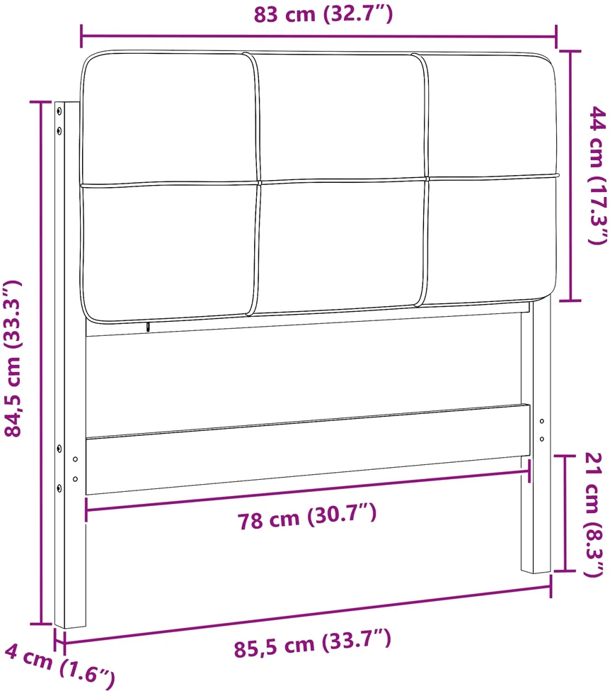 Apmušta lovos galvūgalis Ruda ir tamsiai pilka 80 cm