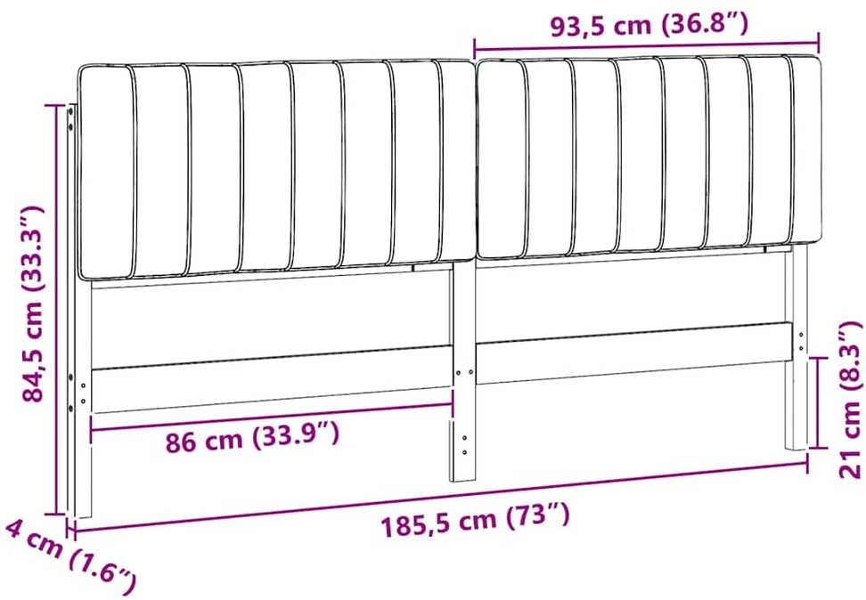 Apmušta lovos galvūgalis Rudas ir šviesiai pilkas 180 cm