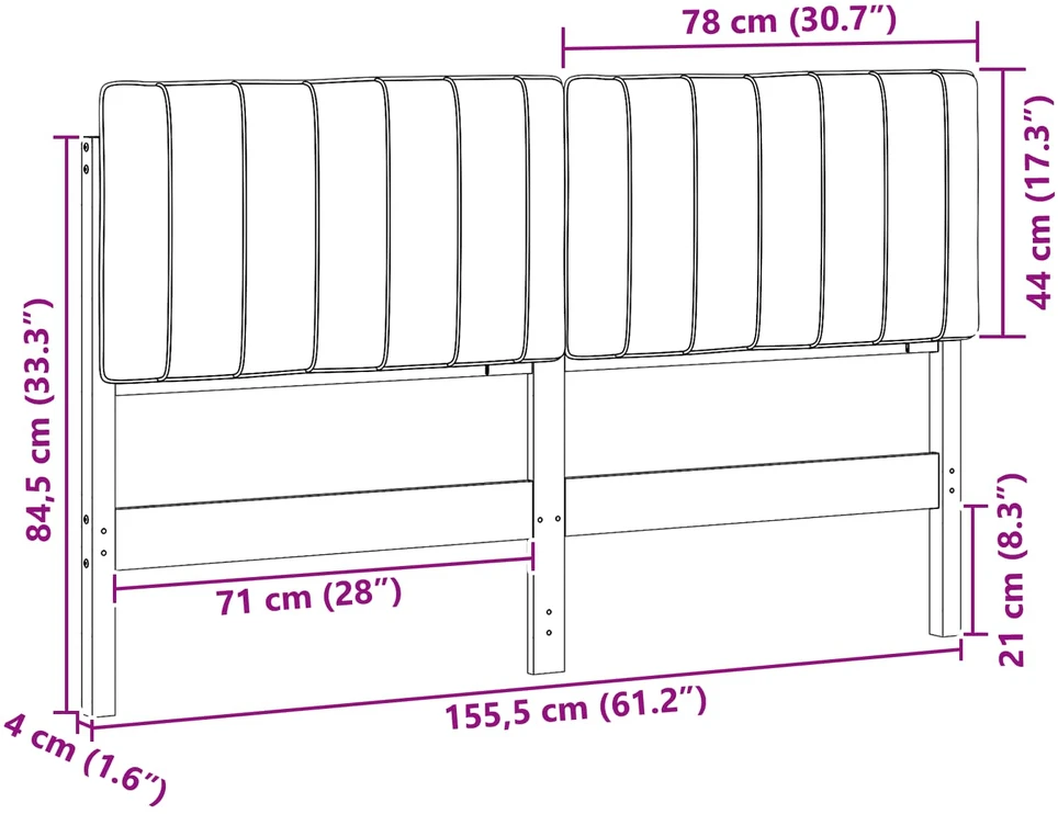 Apmušta lovos galvūgalis Rudas ir šviesiai pilkas 150 cm