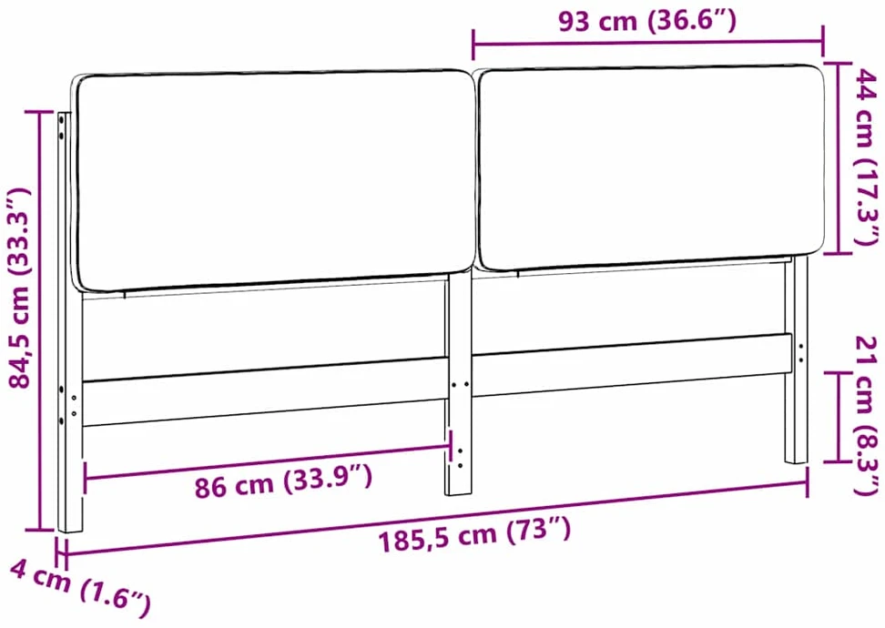 Apmušta lovos galvūgalis Rudas ir šviesiai pilkas 180 cm