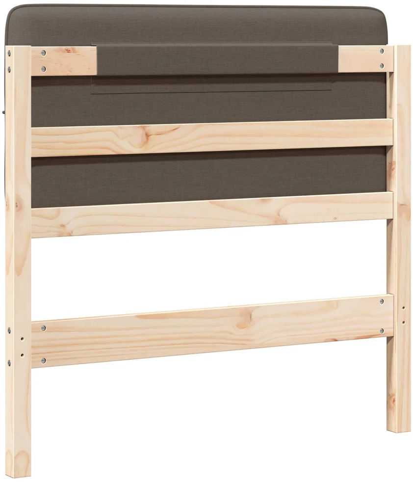 Apmušta lovos galvūgalis su galvūgalio Ruda ir Taupe 100 cm