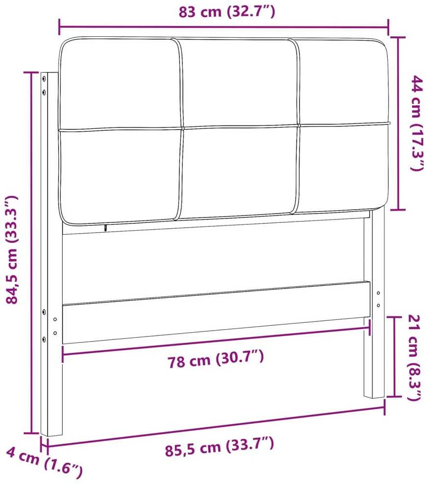 Apmušta lovos galvūgalis su galvūgalio Ruda ir juoda 80 cm