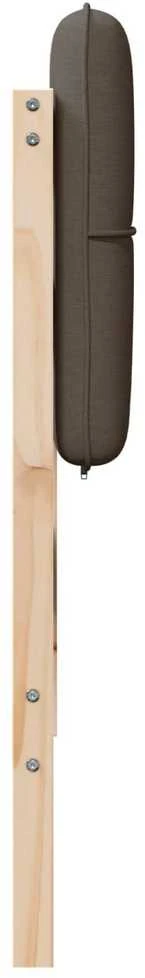 Apmušta lovos galvūgalis su galvūgalio Ruda ir Taupe 140 cm
