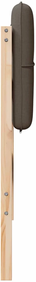 Apmušta lovos galvūgalis su galvūgalio Ruda ir Taupe 90 cm