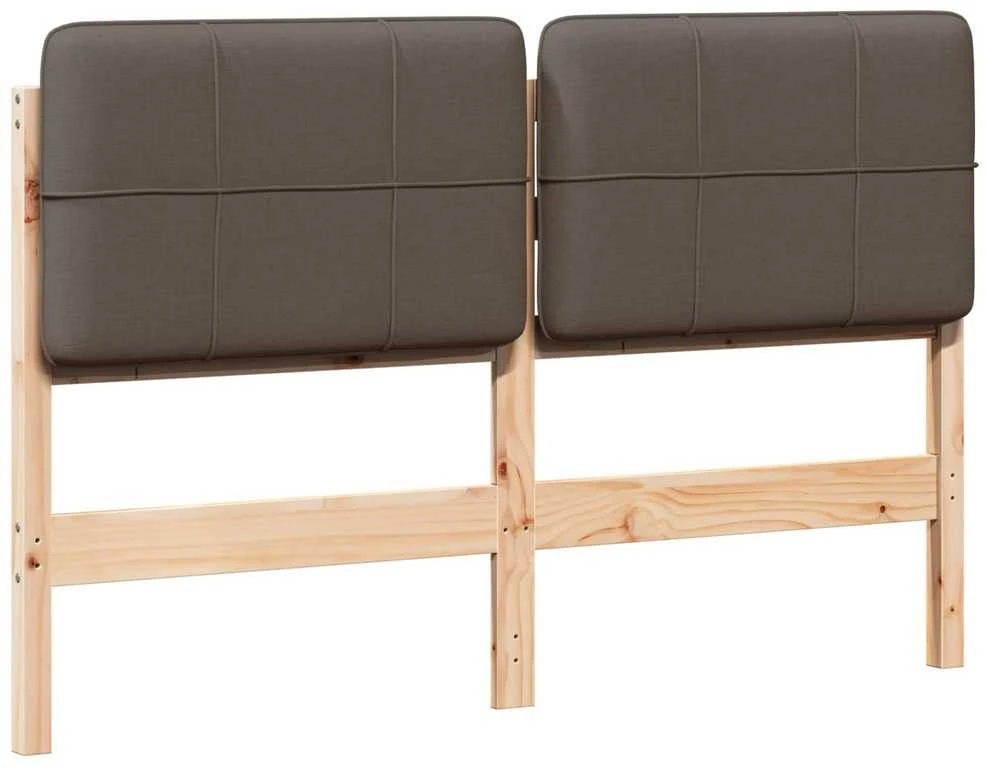 Apmušta lovos galvūgalis su galvūgalio Ruda ir Taupe 140 cm