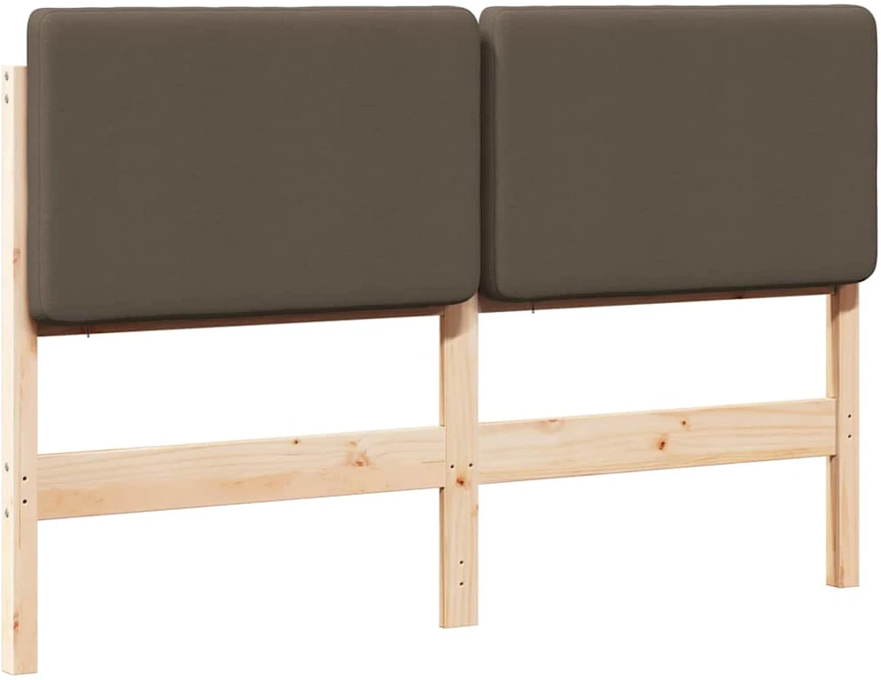 Apmušta lovos galvūgalis su galvūgalio Ruda ir Taupe 160 cm