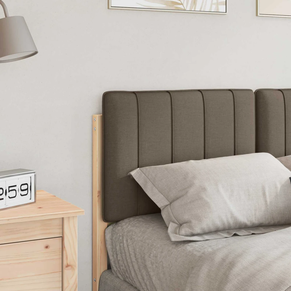 Apmušta lovos galvūgalis su galvūgalio Ruda ir Taupe 120 cm