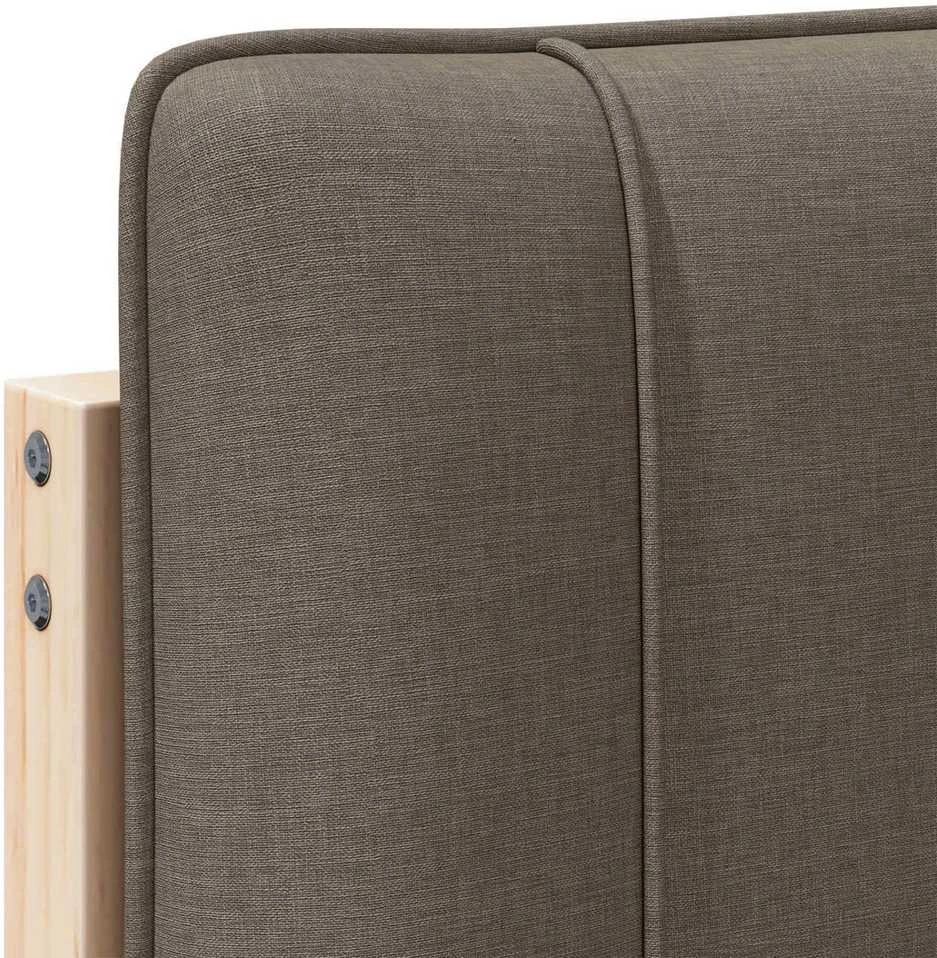 Apmušta lovos galvūgalis su galvūgalio Ruda ir Taupe 120 cm