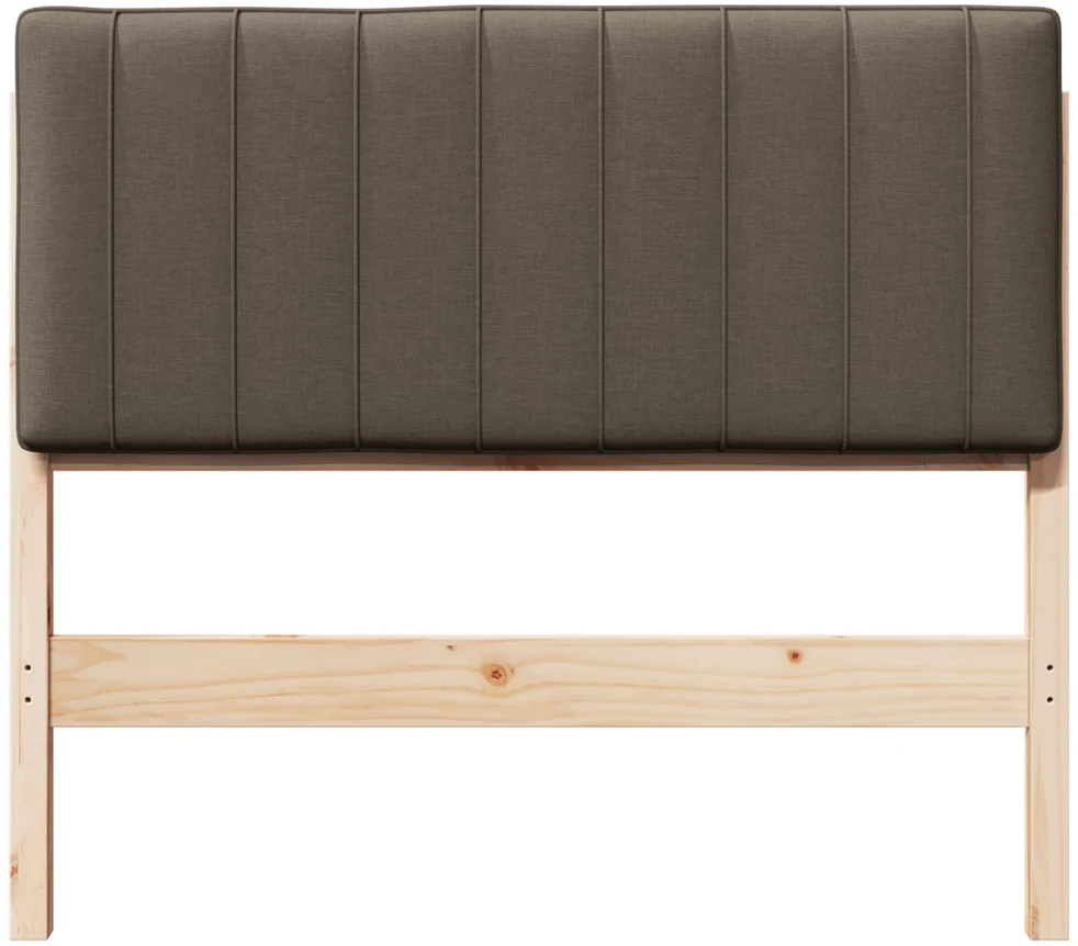 Apmušta lovos galvūgalis su galvūgalio Ruda ir Taupe 100 cm