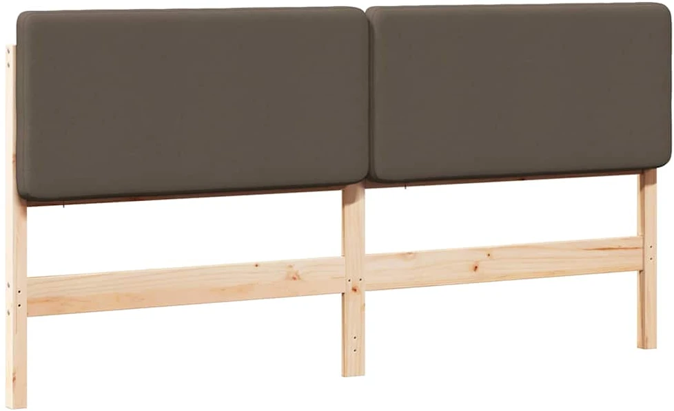 Apmušta lovos galvūgalis su galvūgalio Ruda ir Taupe 180 cm