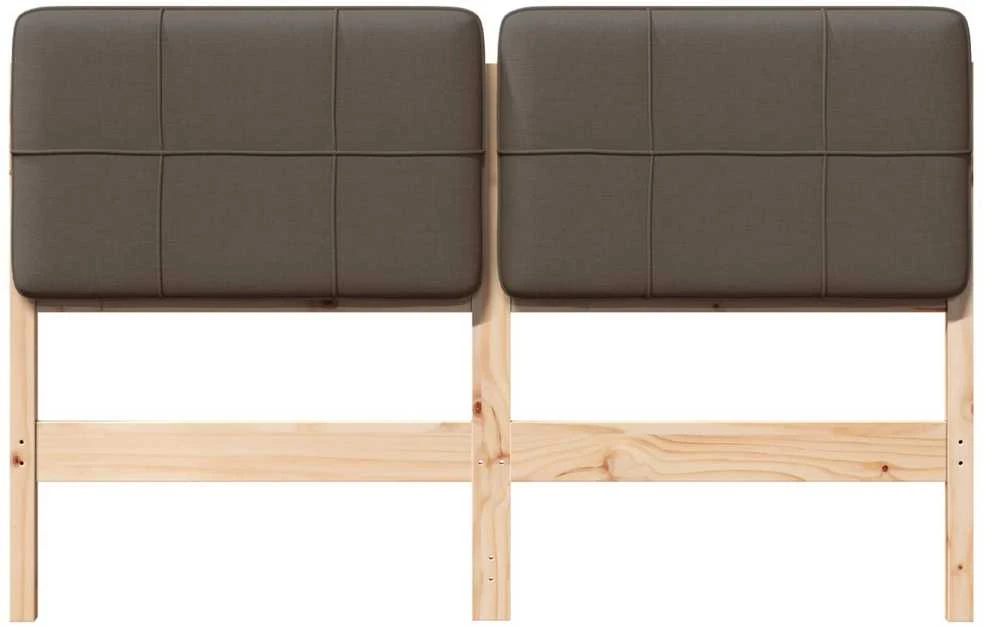 Apmušta lovos galvūgalis su galvūgalio Ruda ir Taupe 140 cm
