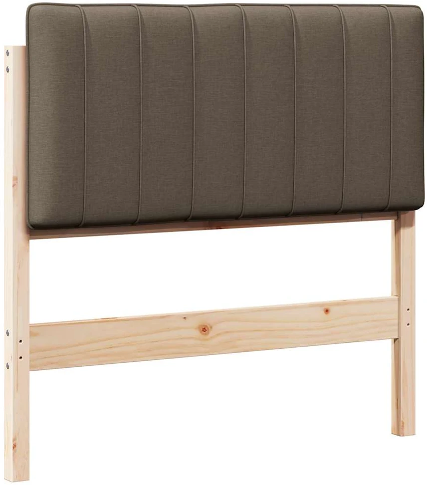 Apmušta lovos galvūgalis su galvūgalio Ruda ir Taupe 90 cm