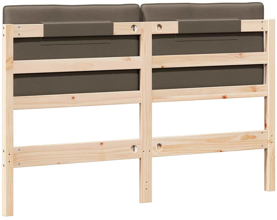 Apmušta lovos galvūgalis su galvūgalio Ruda ir Taupe 140 cm