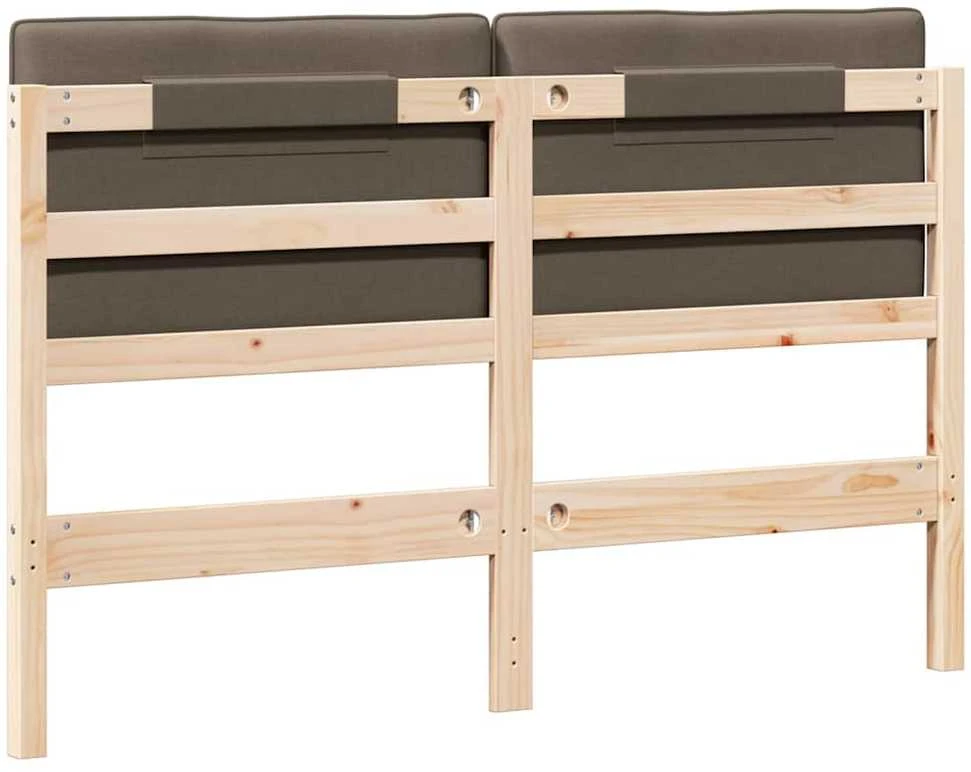 Apmušta lovos galvūgalis su galvūgalio Ruda ir Taupe 135 cm