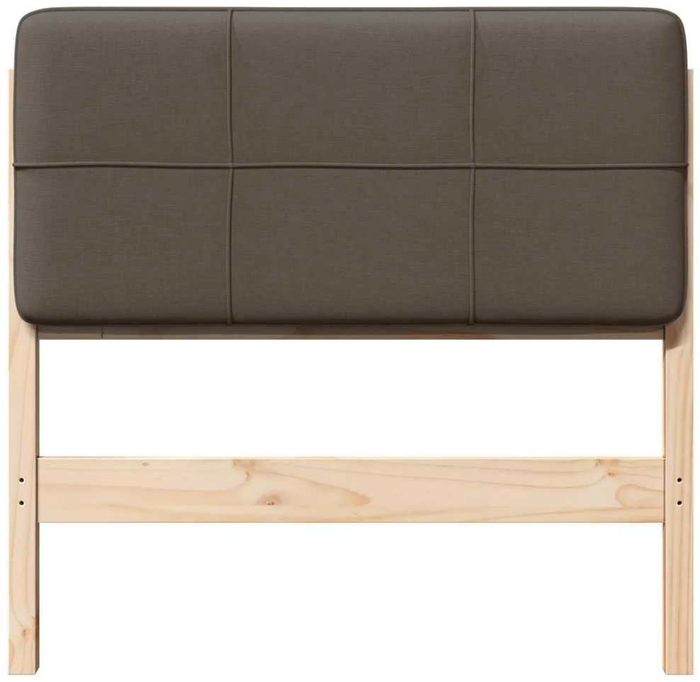 Apmušta lovos galvūgalis su galvūgalio Ruda ir Taupe 90 cm