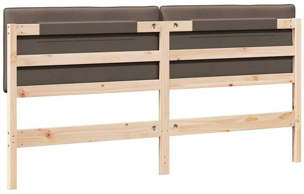 Apmušta lovos galvūgalis su galvūgalio Ruda ir Taupe 180 cm