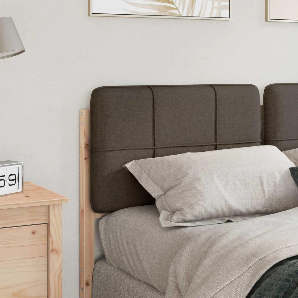 Apmušta lovos galvūgalis su galvūgalio Ruda ir Taupe 150 cm