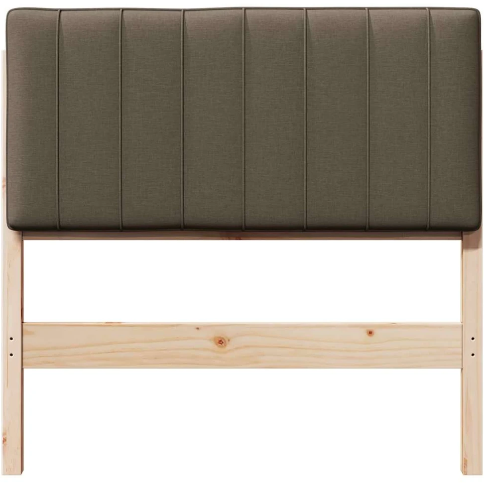 Apmušta lovos galvūgalis su galvūgalio Ruda ir Taupe 90 cm
