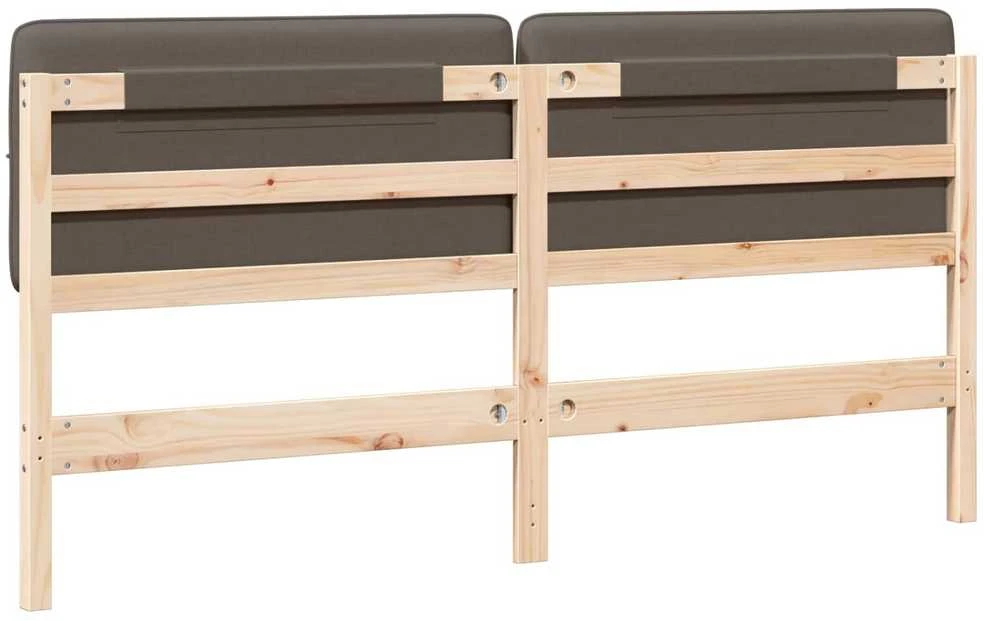 Apmušta lovos galvūgalis su galvūgalio Ruda ir Taupe 180 cm