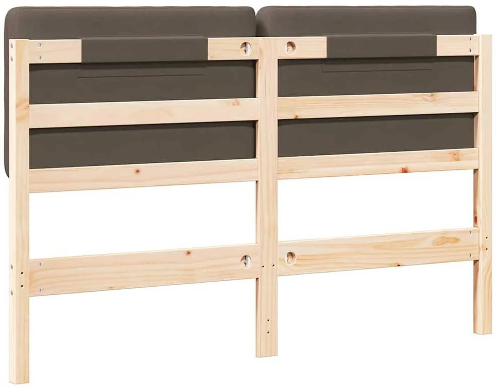 Apmušta lovos galvūgalis su galvūgalio Ruda ir Taupe 160 cm