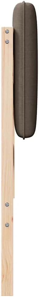 Apmušta lovos galvūgalis su galvūgalio Ruda ir Taupe 140 cm