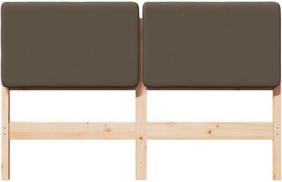 Apmušta lovos galvūgalis su galvūgalio Ruda ir Taupe 160 cm