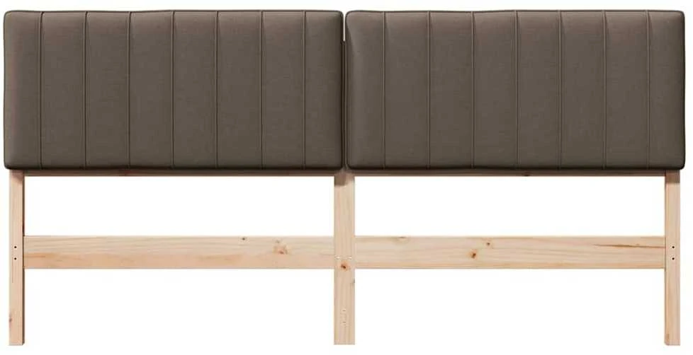 Apmušta lovos galvūgalis su galvūgalio Ruda ir Taupe 180 cm