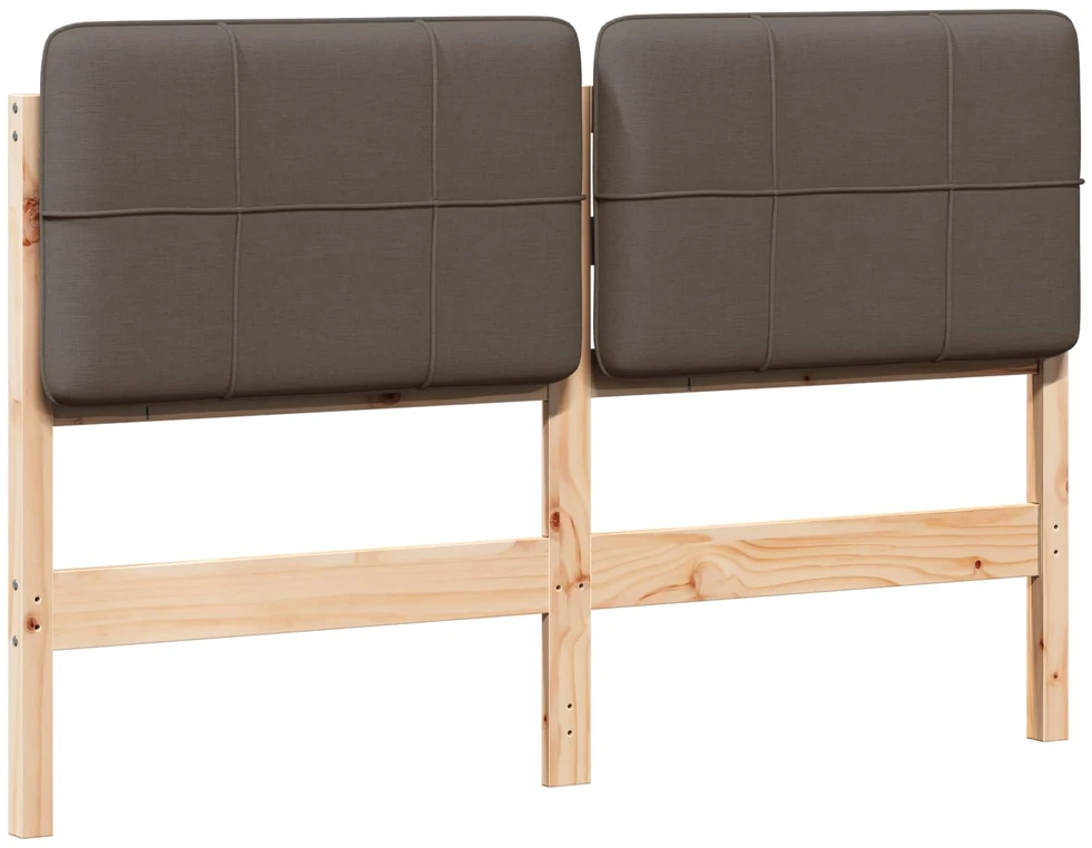 Apmušta lovos galvūgalis su galvūgalio Ruda ir Taupe 135 cm