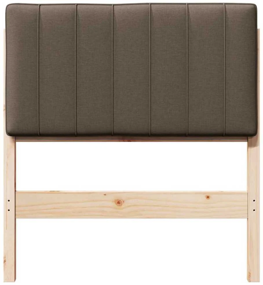 Apmušta lovos galvūgalis su galvūgalio Ruda ir Taupe 80 cm