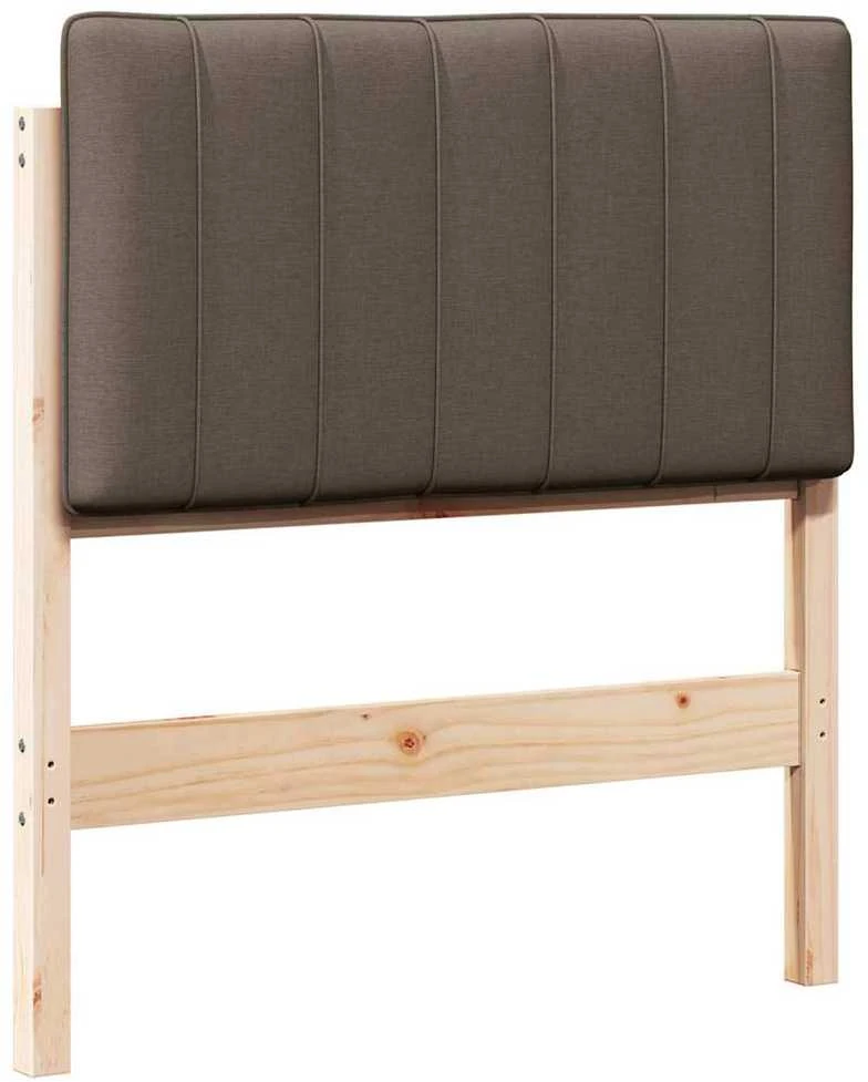 Apmušta lovos galvūgalis su galvūgalio Ruda ir Taupe 80 cm