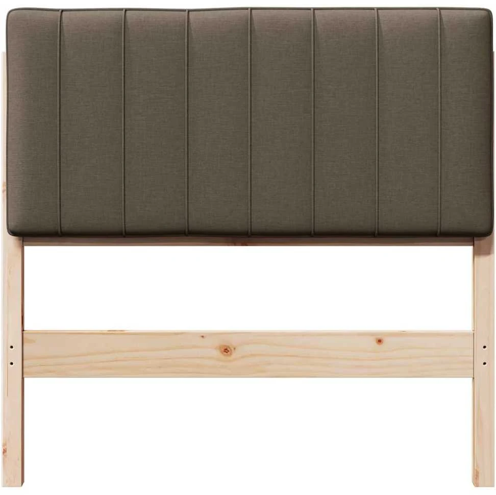 Apmušta lovos galvūgalis su galvūgalio Ruda ir Taupe 90 cm