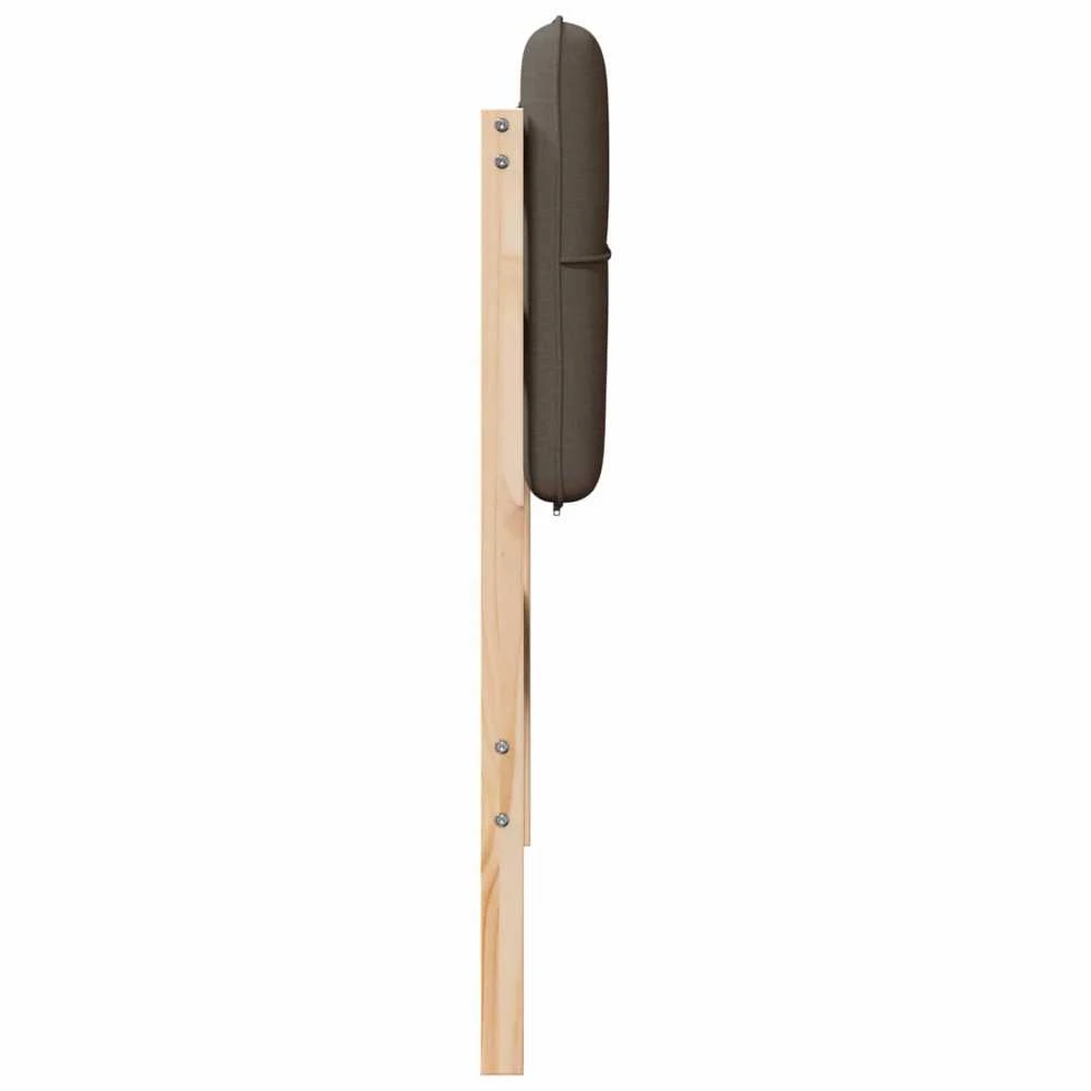 Apmušta lovos galvūgalis su galvūgalio Ruda ir Taupe 90 cm