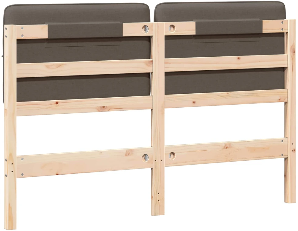 Apmušta lovos galvūgalis su galvūgalio Ruda ir Taupe 135 cm