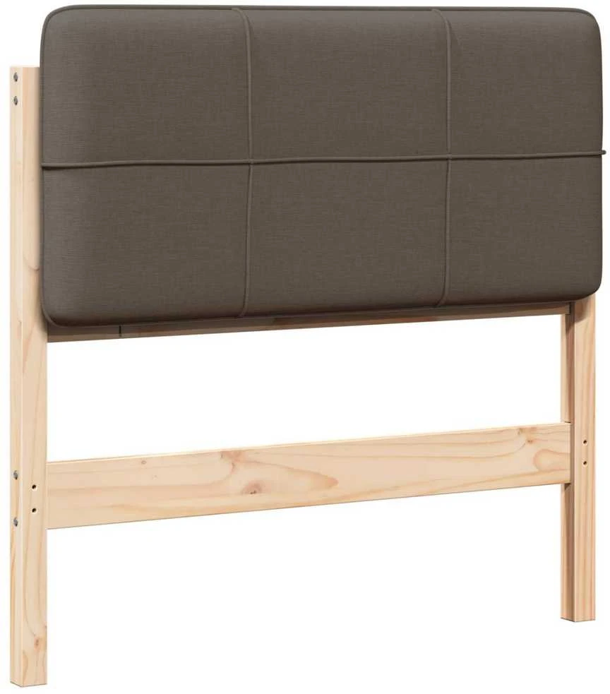 Apmušta lovos galvūgalis su galvūgalio Ruda ir Taupe 90 cm