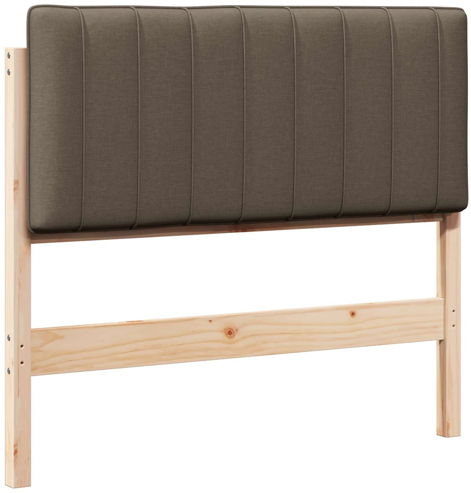 Apmušta lovos galvūgalis su galvūgalio Ruda ir Taupe 100 cm
