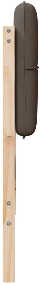 Apmušta lovos galvūgalis su galvūgalio Ruda ir Taupe 135 cm