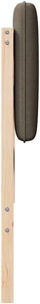 Apmušta lovos galvūgalis su galvūgalio Ruda ir Taupe 135 cm