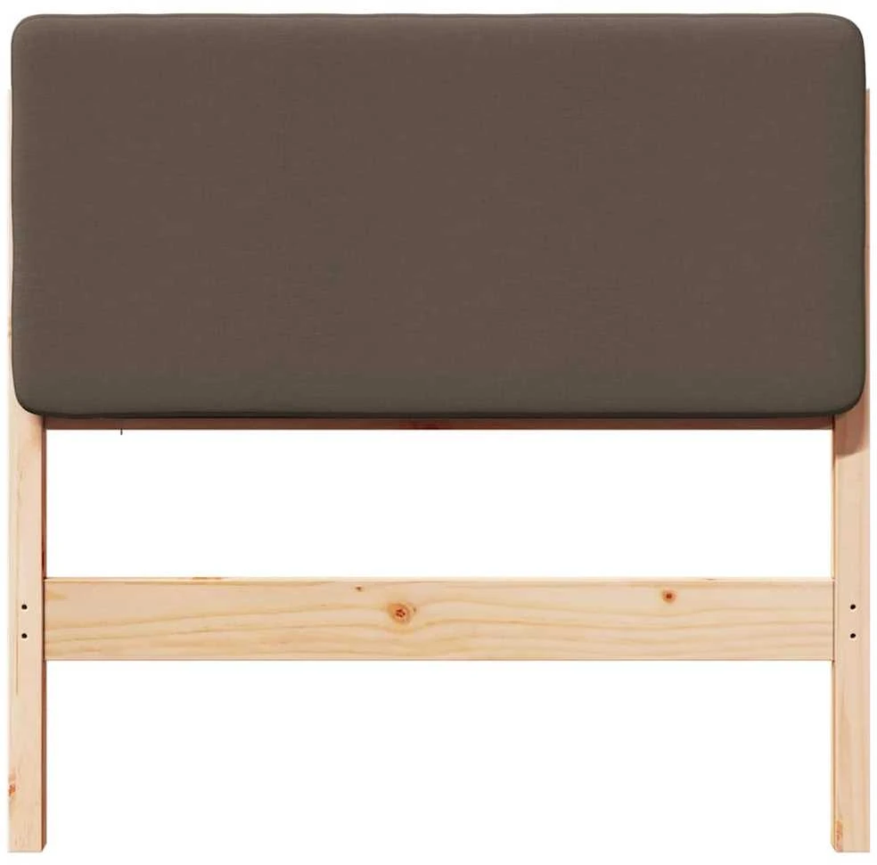 Apmušta lovos galvūgalis su galvūgalio Ruda ir Taupe 90 cm