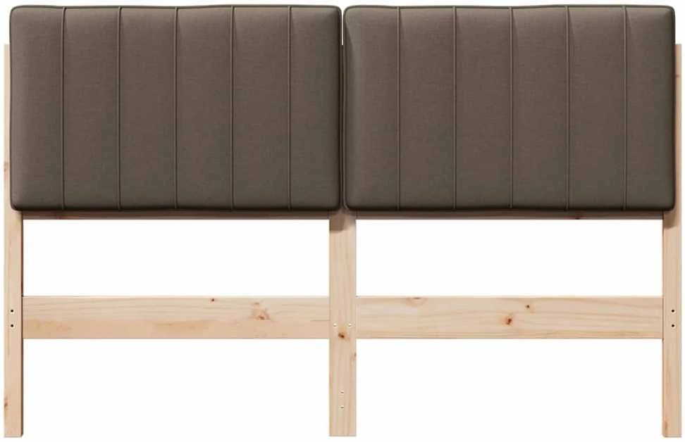 Apmušta lovos galvūgalis su galvūgalio Ruda ir Taupe 135 cm