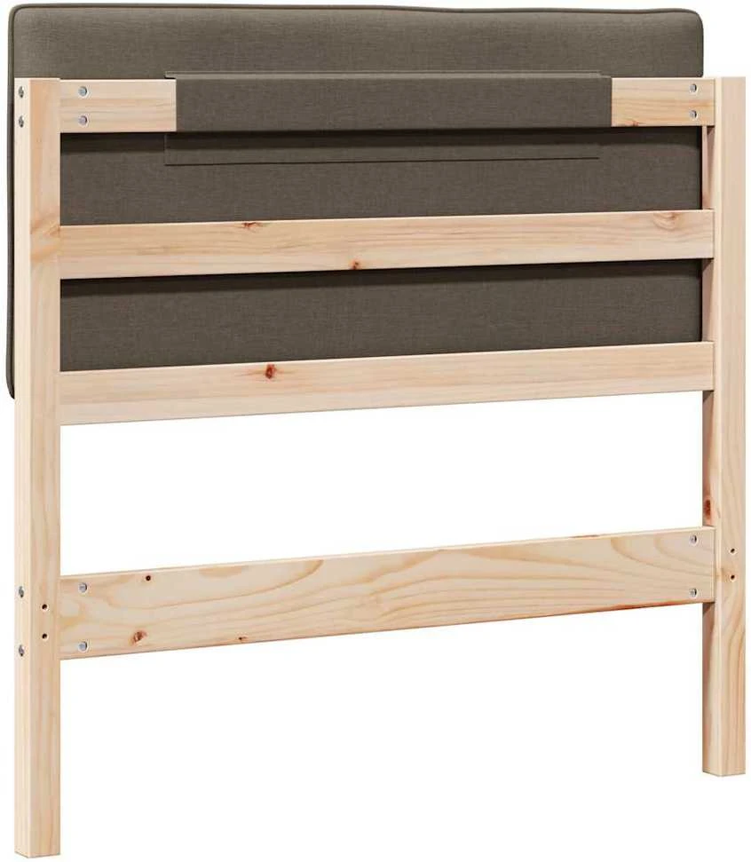 Apmušta lovos galvūgalis su galvūgalio Ruda ir Taupe 80 cm