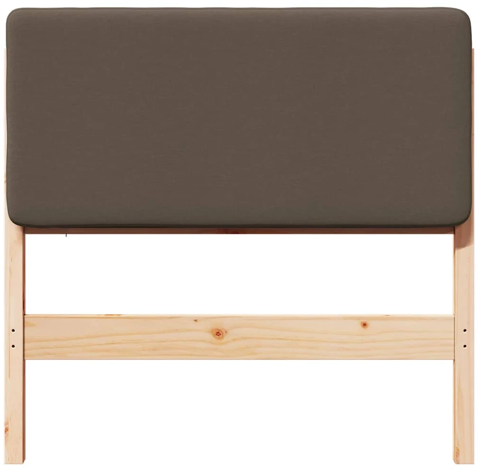 Apmušta lovos galvūgalis su galvūgalio Ruda ir Taupe 90 cm