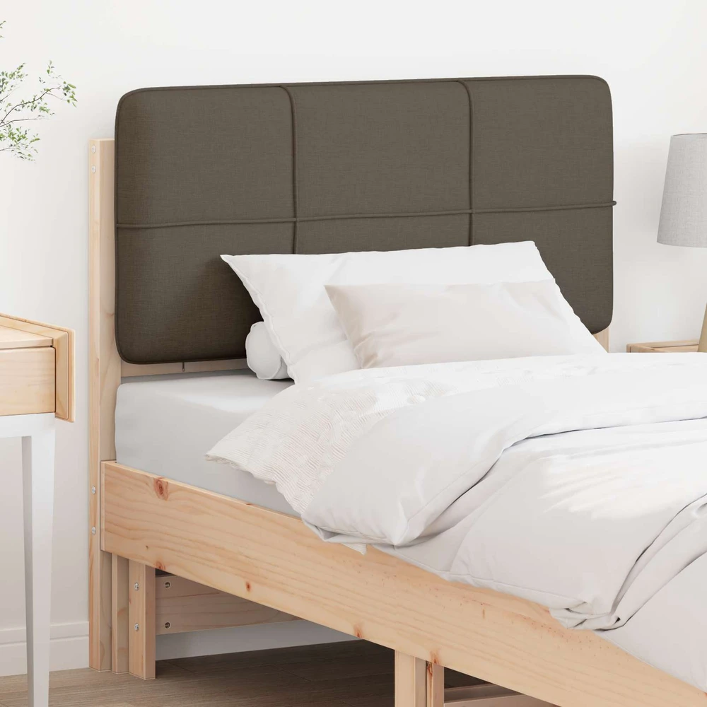 Apmušta lovos galvūgalis su galvūgalio Ruda ir Taupe 90 cm