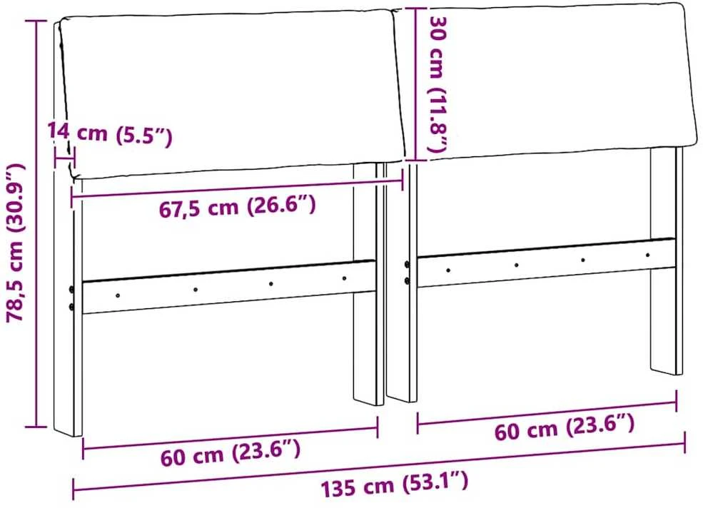 Apmušta lovos galvūgalis Šviesiai pilka 135 cm