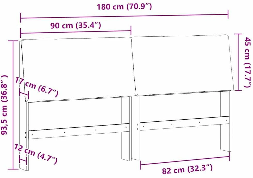 Apmušta lovos galvūgalis Šviesiai pilka 180 cm
