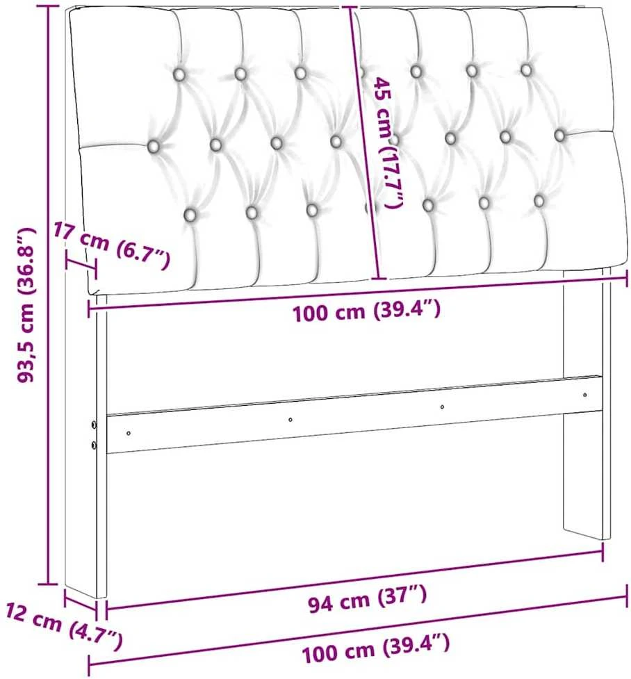 Apmušta lovos galvūgalis Šviesiai pilka 100 cm