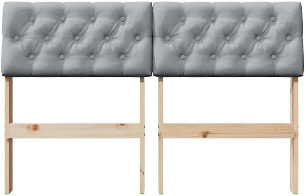 Apmušta lovos galvūgalis Šviesiai pilka 120 cm