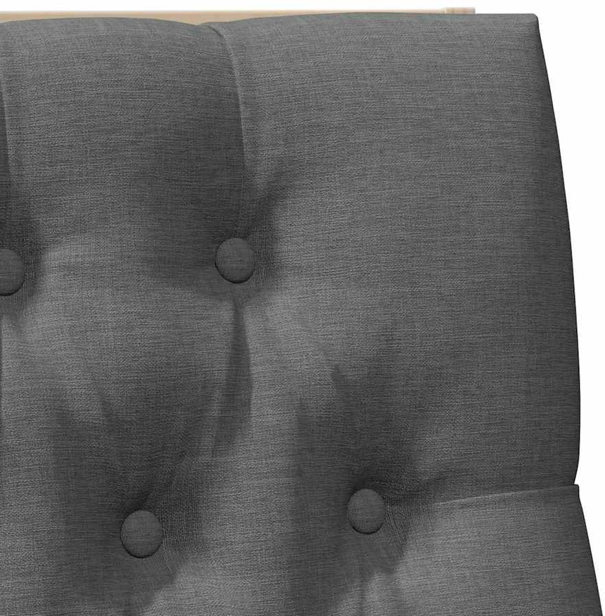 Apmušta lovos galvūgalis Tamsiai pilka 100 cm