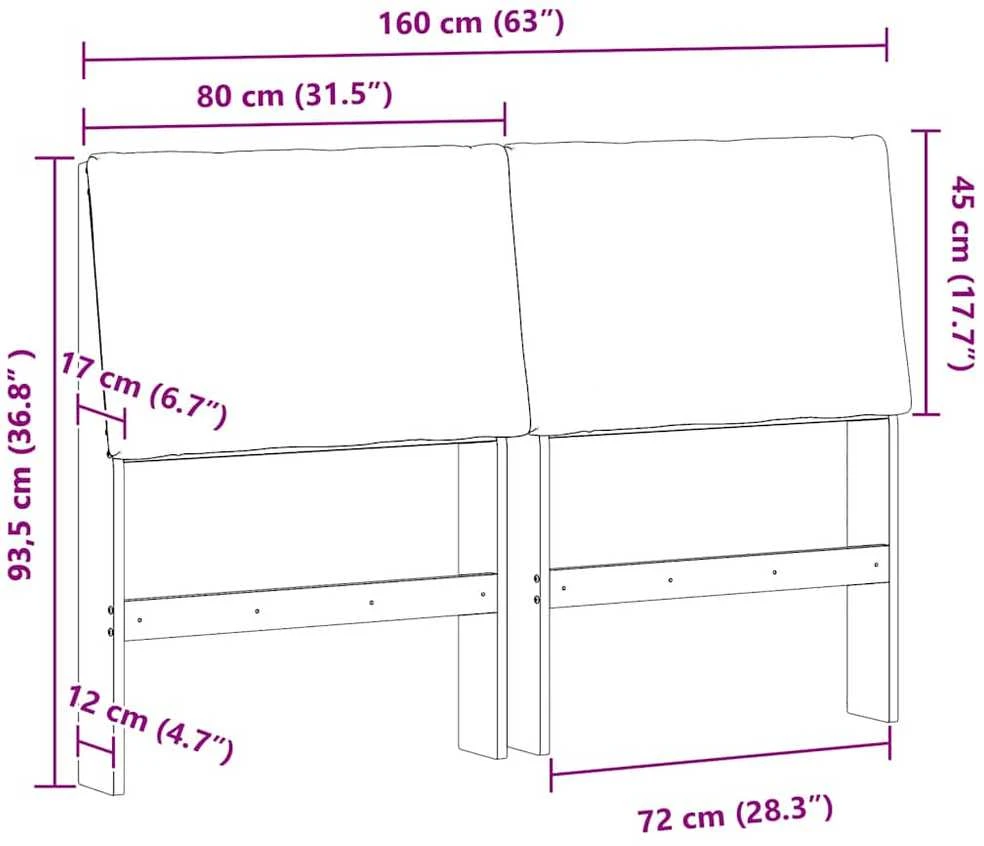 Apmušta lovos galvūgalis Tamsiai pilka 160 cm