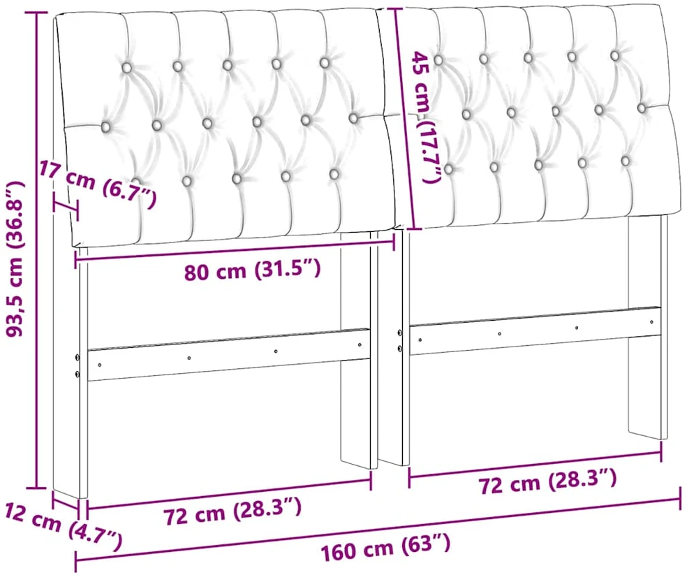 Apmušta lovos galvūgalis Tamsiai pilka 160 cm